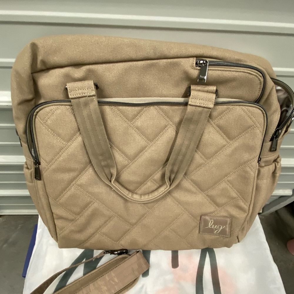 NWOT Lug Boxer Weekender Bag - Matte Luxe VL - Sand Taupe